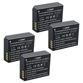 【4個セット】minshi 新品 Panasonic DMC-GF5 互換バッテリー 1800mAh 高品質交換用リチャージブル カメラバッテリー リチウムイオンバッテリー デジタルカメラ デジカメ 充電池 PSE認証 1年間保証 予備バッテリー