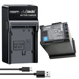 【USB充電器と電池1個】minshi 新品 CANON HF G10 互換バッテリー 3400mAh XAD 高品質交換用リチャージブル カメラバッテリー リチウムイオンバッテリー デジタルカメラ デジカメ 充電池 PSE認証 1年間保証 予備バッテリー