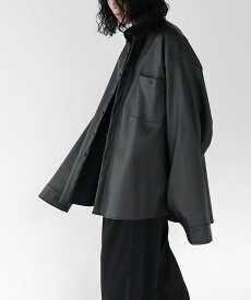 フェイクレザーシャツジャケット メンズ ライダース レザージャケット フェイクレザー ジャケット オーバーサイズ 大きめ ルーズ ユニセックス ストリートファッション 韓国ファッション 黒 ブラック