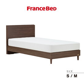 フランスベッド ベッドフレーム PSF-193 ウォールナット コンセント付き スノコ床板 送料無料