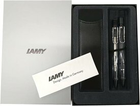 【ラッピング無料】 LAMY ラミー ボールペン シャープペン セット サファリ スケルトン レザーペンケース付き ギフトボックス入り 正規輸入品 お祝い