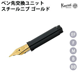 カヴェコ KAWECO ペン先交換ユニット スチール ゴールド