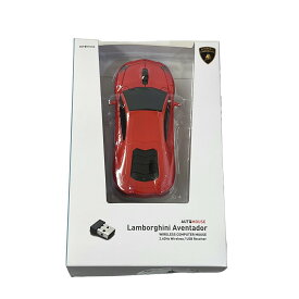 【ラッピング無料】 フェイス 無線マウス ランボルギーニ アヴェンタドール Lamborghini Aventador オレンジ