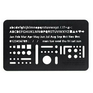 yv`bsOz LUDDITE _Cg {ev[g{K TECHNICAL ERASER PLATE BK