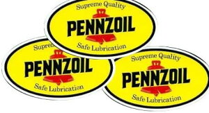 3���Z�b�g PENNZOIL ���[�V���O�X�e�b�J�[ ���c�J�x�[�X ms004-3s