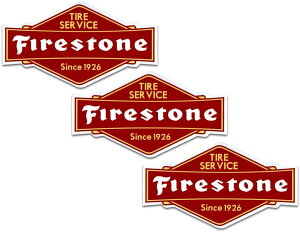 3���Z�b�g FIRESTONE1926 ���[�V���O�X�e�b�J�[ ���c�J�x�[�X ms136-3s