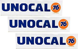 3���Z�b�g UNOCAL76 ���[�V���O�X�e�b�J�[ ���c�J�x�[�X ms140-3s