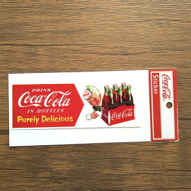 コカ・コーラ Coca-Cola ステッカー DRINK Coca・Cola Purely Delicious CC-BA37