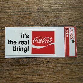 コカ・コーラ Coca-Cola ステッカー it's the real thing! CC-BA41