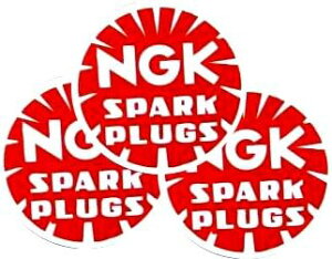 3���Z�b�g NGK ���[�V���O�X�e�b�J�[ ���c�J�x�[�X ms020-3s
