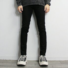 スキニーデニム メンズ / スキニー デニムパンツ 《 スキニーパンツ デニム ストレッチパンツ ストレッチ クラッシュ ダメージ ジーンズ ジーパン 迷彩 迷彩柄 カモフラ スリム 細身 メンズデニム メンズスキニー 黒 紺 ネイビー ブラック レディース 男女兼用