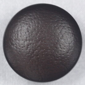 ボタン 本革ボタン レザーボタン 21mm 20mm 代用 1個入 茶色 ブラブン 21ミリ ハンドメイド 手作り 手芸 釦付け替え 日本製