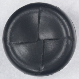 ボタン 本革レザーボタン 裏足は本革タイプ サイズ豊富 ジャケット コート対応 黒 20mm 是非 手作り 日本製 のこだわりボタンを