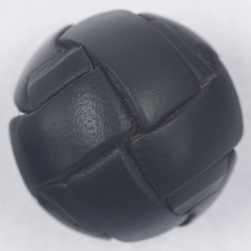 ボタン 本革レザーボタン 山高バスケットボタン 裏足は金属タイプ サイズ豊富 ジャケット コート対応 黒 20mm 是非 手作り 日本製 のこだわりボタンを