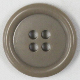 ボタン ミリタリーボタン うす茶 ベージュ 1個入 15mm 18mm 20mm 23mm 25mm つや消し ツヤなし 四つ穴 ミリタリーファッションにピッタリのボタン プラスチックボタン