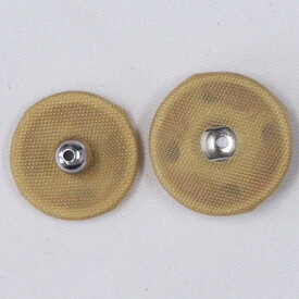 ボタン くるみボタン スナップボタン 14mm 242 カラシ Ni / 6セット シルクスナップ つつみスナップ きものスナップ ボタン 手芸 通販