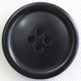 ボタン プラスチックボタン 黒 ブラック 30mm 1個入 スーツ ジャケット コート 向の ボタン