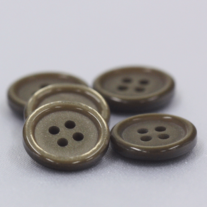 楽天市場】ボタン プラスチックボタン グリーン 緑 カーキ 1個入 11.5