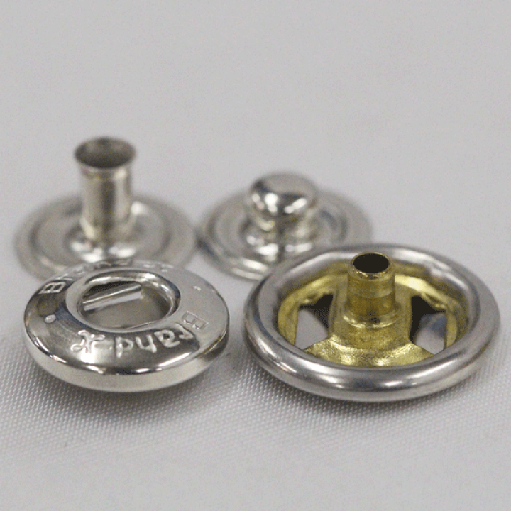 楽天市場】ボタン ドットボタン 5BX 5BrandX 15mm ホック P-SSL