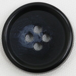 プラスチックボタン 58(紺)　23mm　1個入 (水牛調) BF1800 （ジャケット・コート向） ボタン 手芸 通販