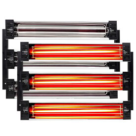 6000W 塗装ヒーター 赤外線ヒーター 塗装 スプレーペイントベーキングルーム 6x1000W ペイントランプ ボディリペア 塗装乾燥ヒーター ペイントヒーター 自動車用コーティング、塗料の加熱および乾燥用 (6000 W)