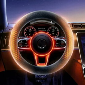 『ポイント2倍!8月限定!』ハンドルヒーター 車 車用 後付け 充電式 速暖 10秒 ワイヤレス コードレス ハンドルカバー ヒーター ステアリングカバーワイヤレスステアリングホイールヒーター、車用充電式コードレスハンドヘルドヒーター、15インチ冬用暖かいス
