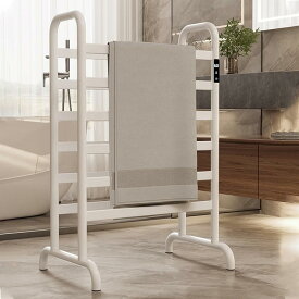 『ポイント2倍!11月限定!』電気タオル掛け 自立型 電気タオルウォーマ 加熱タオルラック 恒温布巾掛け タオルヒーター 乾燥ラック 多段階温度調節 急速加熱 低電力 IPX4防水 タオルウォーマー 浴室用 洗面台 ホテル用 TS06