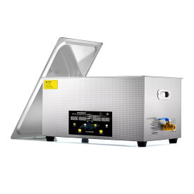 超音波洗浄機 30L 卓上超音波洗浄機 業務用 超音波クリーナー 600W 強力 デュアル周波数 大型 超音波 洗浄機 304ステンレス鋼 化粧道具/メガネ/眼鏡/入れ歯/シェーバー/ジュエリー/時計/アクセサリー/貴金属部品用 実験室用 家庭用 水抜きドレン付 小型洗浄ボール付き