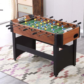 テーブルサッカーゲーム 公式トーナメントサイズ 8 列 得点板付 120cm*60cm*80cm 大型 卓上サッカー盤 サッカー対戦 テーブルゲーム ダブルゲーム 大人用/子供 ストレス解消 親子 家族 親友 家庭用