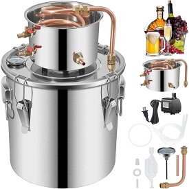 【人気商品・ポイント 3 倍】蒸留器 精油 ハーブ 家庭用 浄水ポット 蒸留水 ヒバ 純露 蒸留水器 キッチンアルコール 10l 発酵器 酒かん器 家庭用浄水器 ポット型 ガスストーブ/电磁炉/ストーブ/缶ストーブに適しています 11L (11L)