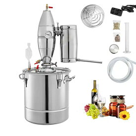 50L/13.2gal 水蒸留器、業務用全自動ワイン蒸留器、日本酒、ビール、ワイン、醤油、酢、アルコール用多機能ステンレス発酵タンク