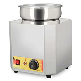 チョコレート溶融機、溶けたチョコレート、ソースヒーター 500W電気フードソースウォーマーヒーター、ジャム保温機 - 一定温度トッピングバターチーズフォンデュウォーマーチーズディスペンサー、乾式加熱