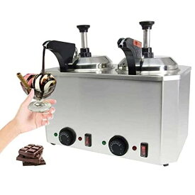 チョコレート加熱ポンプ 電気バター加熱 ホット チーズ ポンプ ファッジ ウォーマー 2 ステンレス鋼電動チーズ 30-110℃ チョコレート/キャラメル//バター用