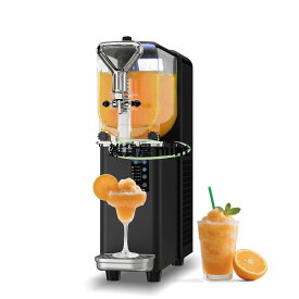 フローズンマシン 3Lタンク 急速冷凍 100V スラッシュマシン 5つのプリセット設定 ワンタッチ製造 簡単操作 自動洗浄 低ノイズ スムージーマシン フローズンジュース/スムージー/アルコール飲料/ミルクセーキ/フラッペ 商業開業|コンビニ❘飲食店|オフィス コンパクト