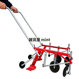 マルチ貼り機 1人用 ハンドプル式 マルチパートナー 高畝 平畝 低畝 対応 マルチングマシン 幅、深さ調節可能 農業用 家庭菜園 温室 平野山果樹園 畑地マルチ必携 農用マルチ敷設ツール 0.3～2M幅 平畝•低畝 アルミ製(高い尾根,0.3-2M)
