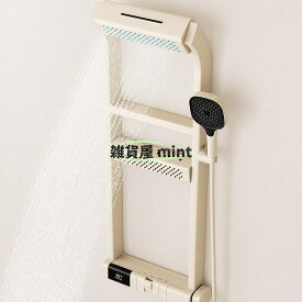 デジタルシャワーパネル タワー型 2段レインシャワー 温度表示 バスルーム用