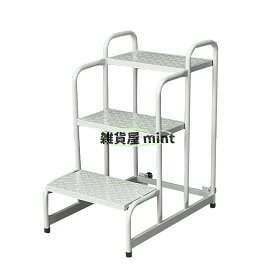 作業 踏み台 車輪付き 2/3/4段はしご 工業用および倉庫用階段 冷間圧延鋼 耐荷重400kg/層 完成品 組み立て不要 高所作業台 作業踏み台 梯子 移動式踏み台 足場台 落下防止柵 作業用階段 倉庫 スーパー 工場 図書館用 3段/ガードレールなし