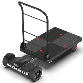 電動平台車 300kg対応 折りたたみ式 48V15.6Ah 倉庫運搬用