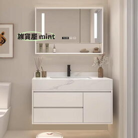 洗面化粧台 オシャレ シンク付き ミラーキャビネット付き 曇り止め LED 照明 洗面台 洗面所 収納 浴室鏡 洗面ボール 陶器 モダン バスルーム 洗面化粧台 セット