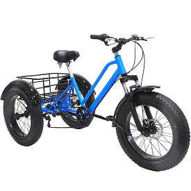 『ポイント4倍!7月限定!』大人の三輪車自転車20 "バスケット付き、ショッピング用の7スピードアダルトトライク、ファットバイクスノートライク、設置ツール、大人用の快適な三輪車、積載容量330 lbs/150kg