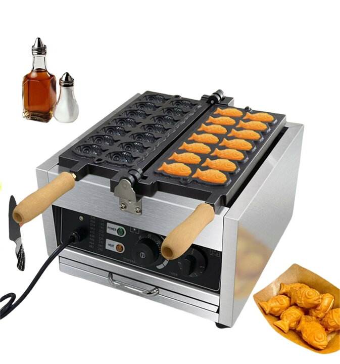 楽天市場】鯛焼き器 鯛焼きメーカー業務用電気たい焼き機、14穴、業務 
