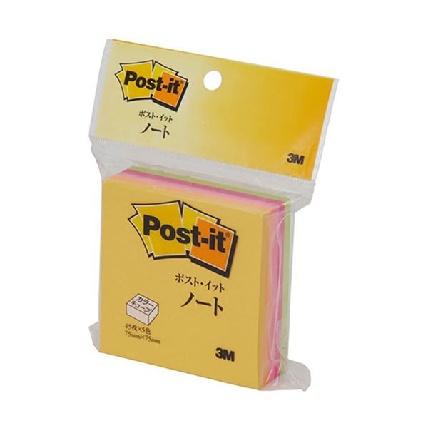 人気大割引3M Post-it ポストイット スクェア カラーキューブ レギュラー 3M-CN-33 手帳・ノート・紙製品 