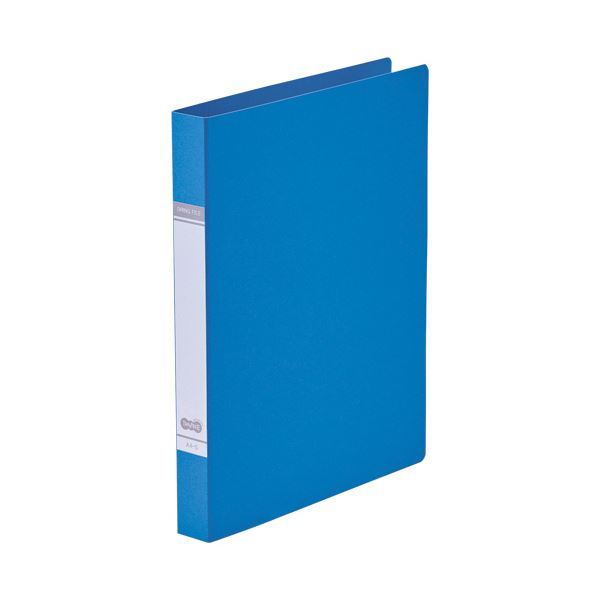  （まとめ）TANOSEE環境にやさしいDリングファイル A4タテ 2穴 120枚収容 背幅32mm ブルー 1冊