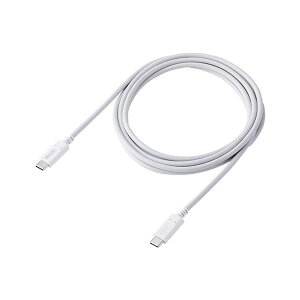 �G���R�� USB2.0�P�[�u�� USB Type-C TM - USB Type-C/240W 2m �z���C�g MPA-CCPE20WH