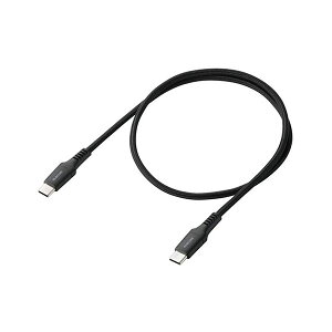 �y�|�C���g10�{�I5�̂���+E�����z �G���R�� USB2.0�P�[�u�� USB Type-C TM - USB Type-C/240W/���ϋv 0.5m �u���b�N MPA-CCPES05BK