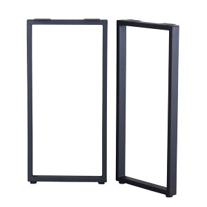 【水曜定休セール!ポイント7倍】 (脚のみ) カウンターテーブル用 テーブル脚CN型2本セット ブラック(代引不可)