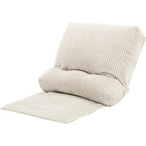 【ポイント8倍 本日0のつく日】 座椅子 約幅52cm ホワイト 14段階 リクライニング マルチフロアチェア リビング インテリア家具 生活家具 完成品