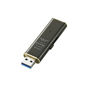 【4/24 20時から ショップP3倍+限定3倍+39ショップ1倍+マラソン】 エレコム USB3.0対応スライド式USBメモリ「Shocolf」 MF-XWU332GBW