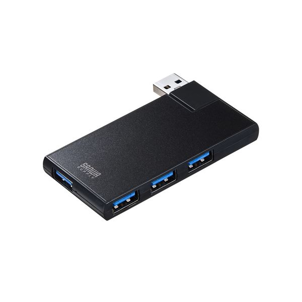 激安正規品激安正規品(まとめ)サンワサプライ USB3.04ポートハブ USB-3HSC1BK 有線LAN