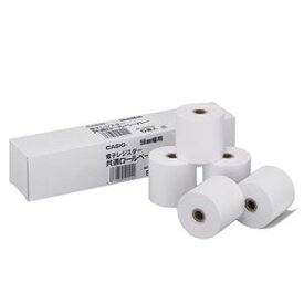 【ポイント10倍は1/15限り】 (まとめ) カシオ CASIO 電子レジスター用 ロールペーパー 紙幅58mm 107ER用 RP-5860X5 1パック(5個) 【×10セット】